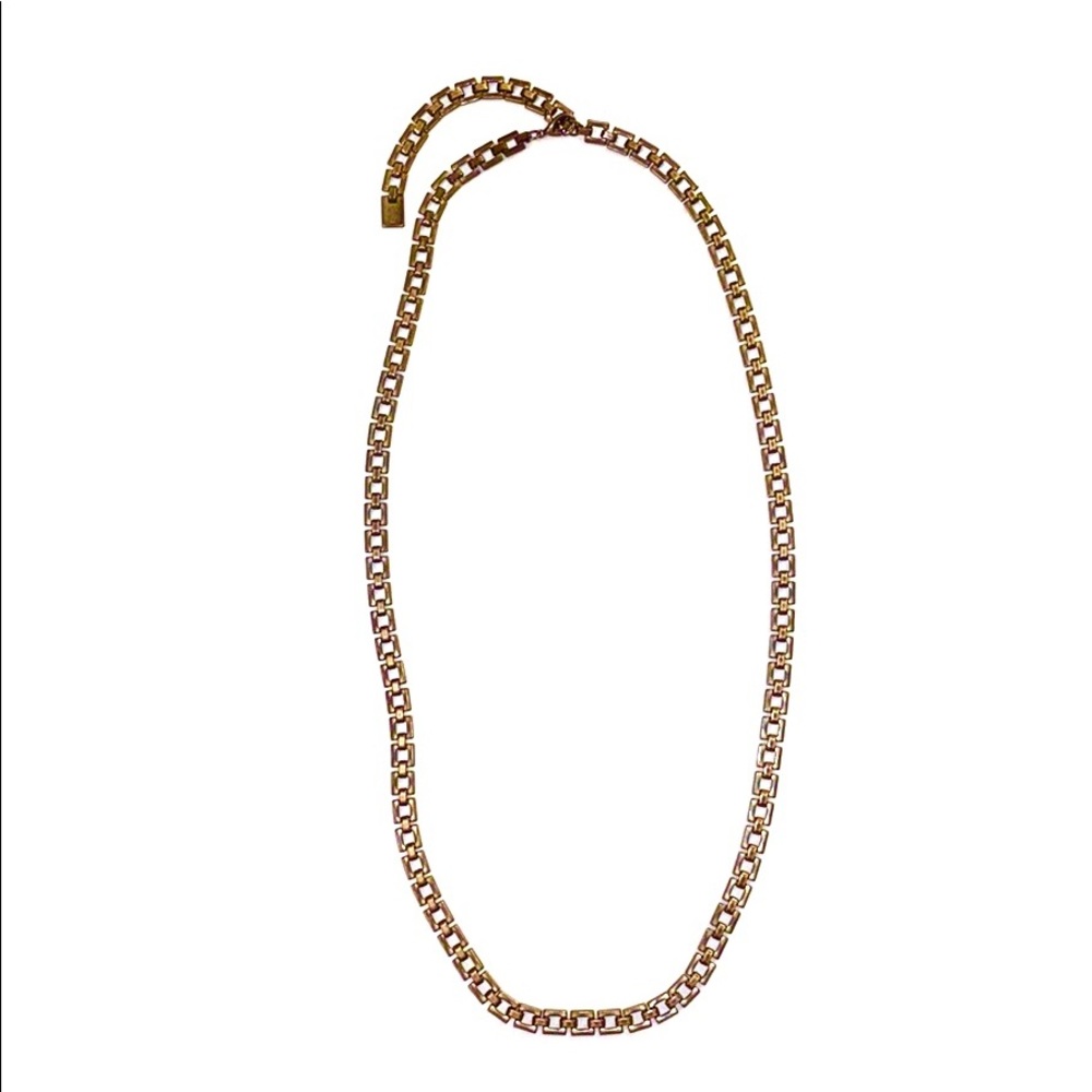 Escada vintage long chain necklace